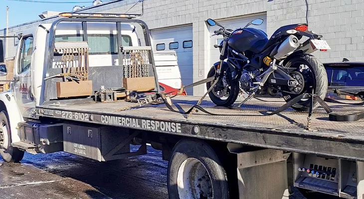 motorcycle towing in fredericksburg va